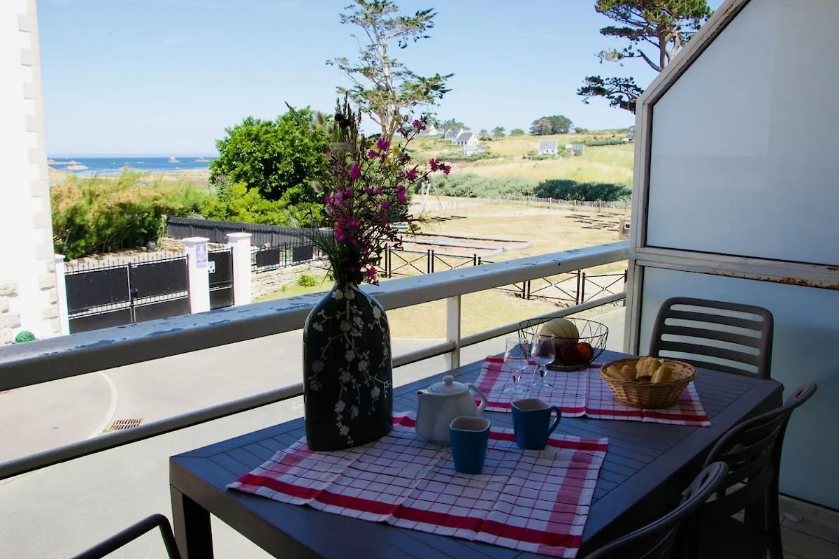 Appartement Vue Mer, Gr 34 Et Plage Au Pied ! 플라우가스누 아파트