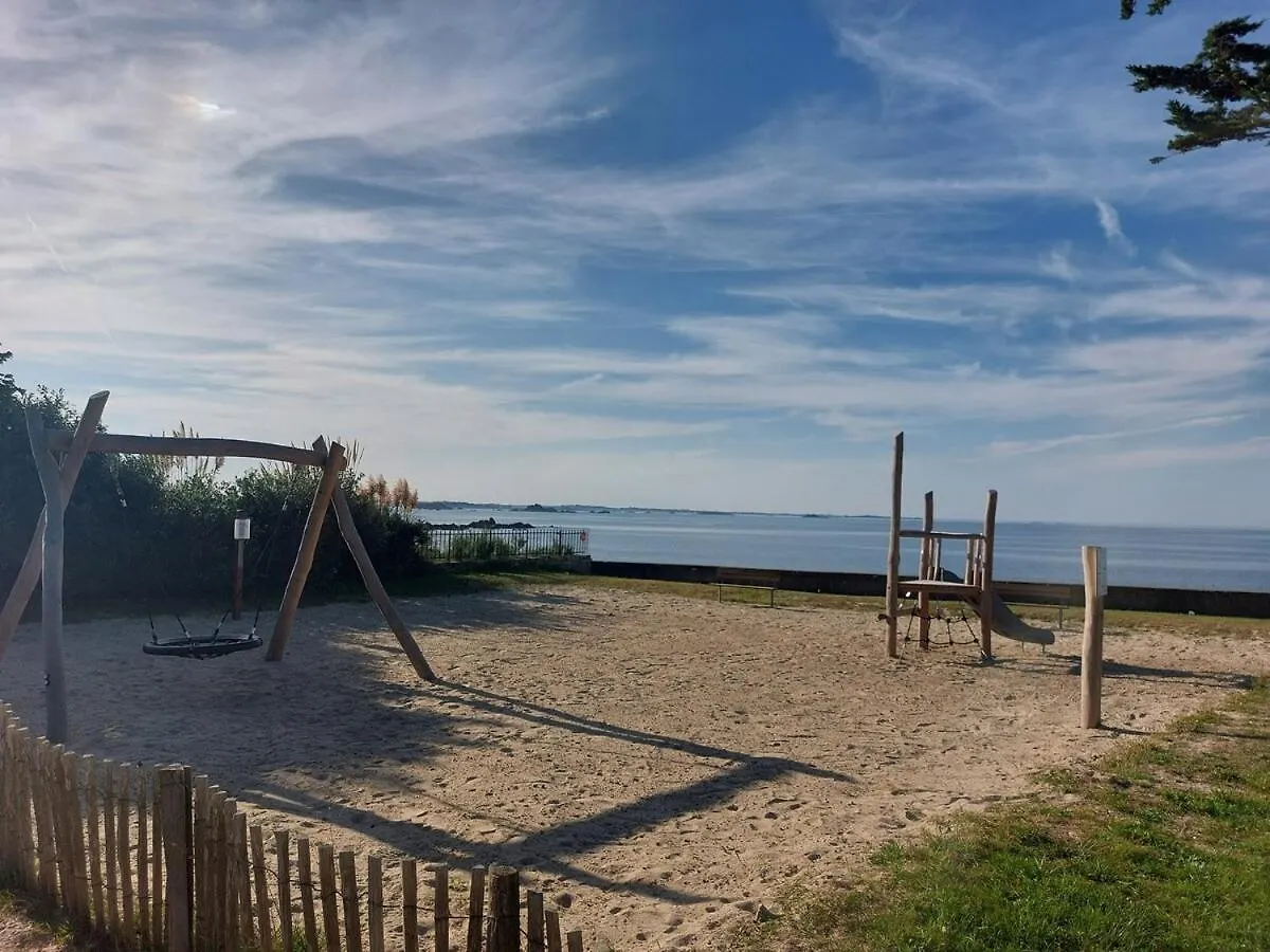 아파트 Appartement Vue Mer, Gr 34 Et Plage Au Pied ! 플라우가스누 프랑스